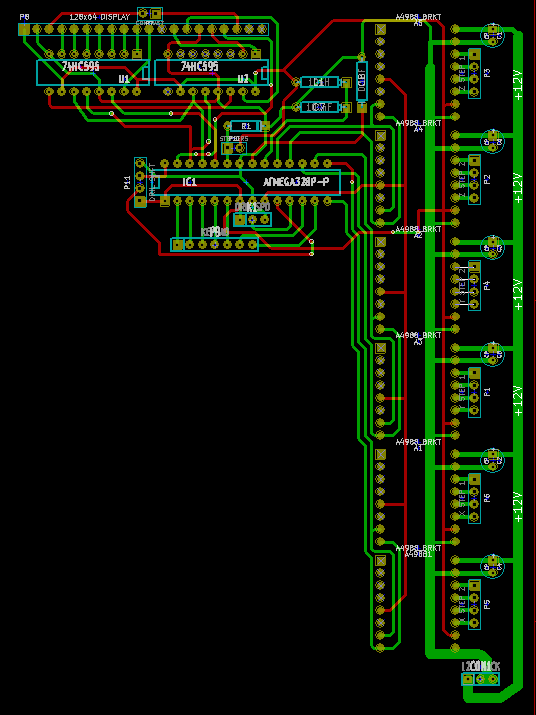 Version 1: Functionally correct, but not space efficient.Used for KiCad experimentation only.
