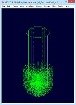 Geiger Counter tube holder (wireframe)