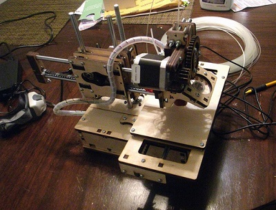 The original assembled Printrbot JR 3D printer