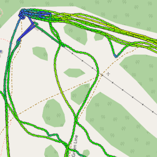 Ski GPS Traces example